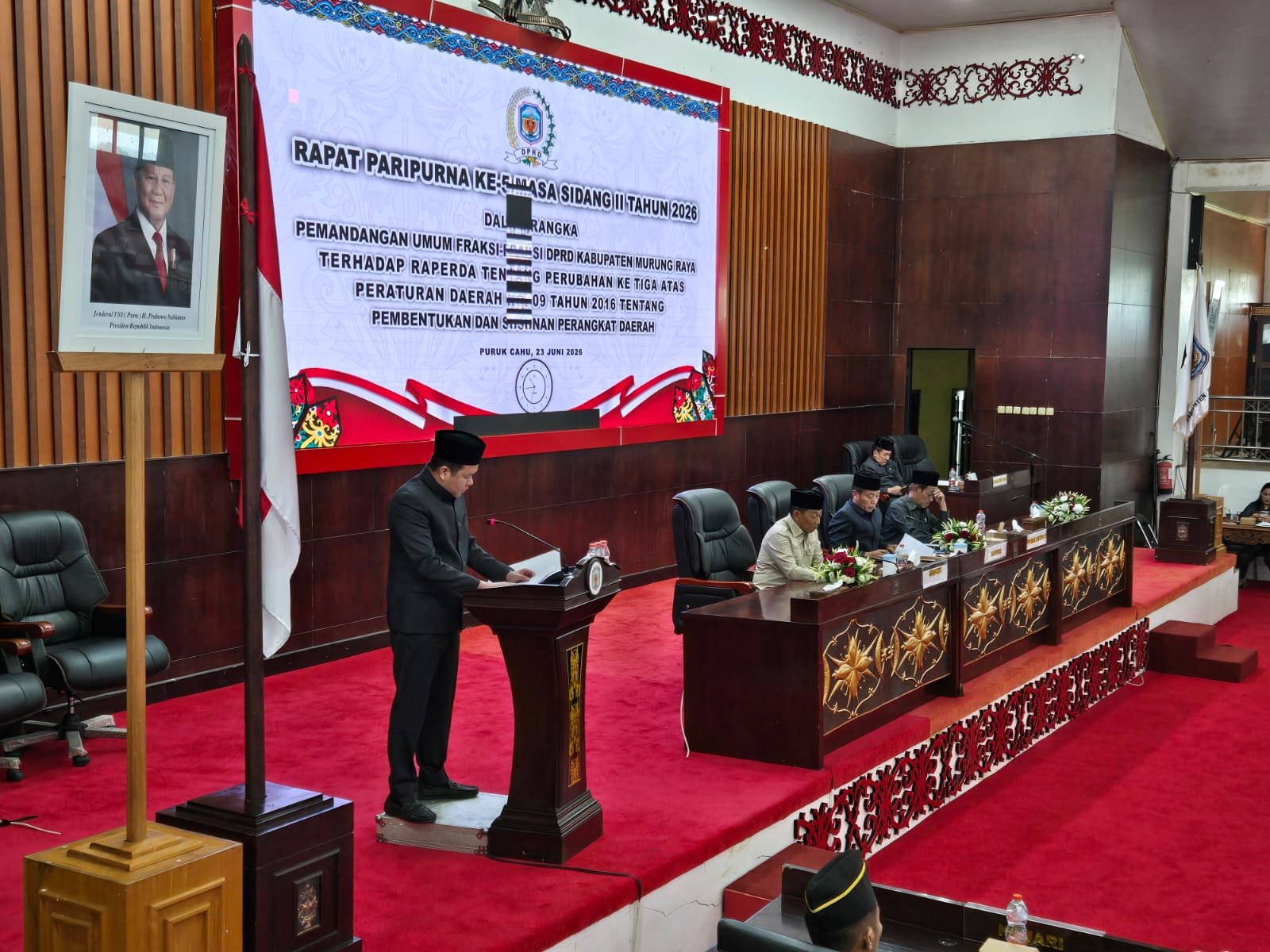 Fraksi Gabungan PPP-Gerindra DPRD Murung Raya Dukung Penuh Penguatan Kelembagaan BPBD