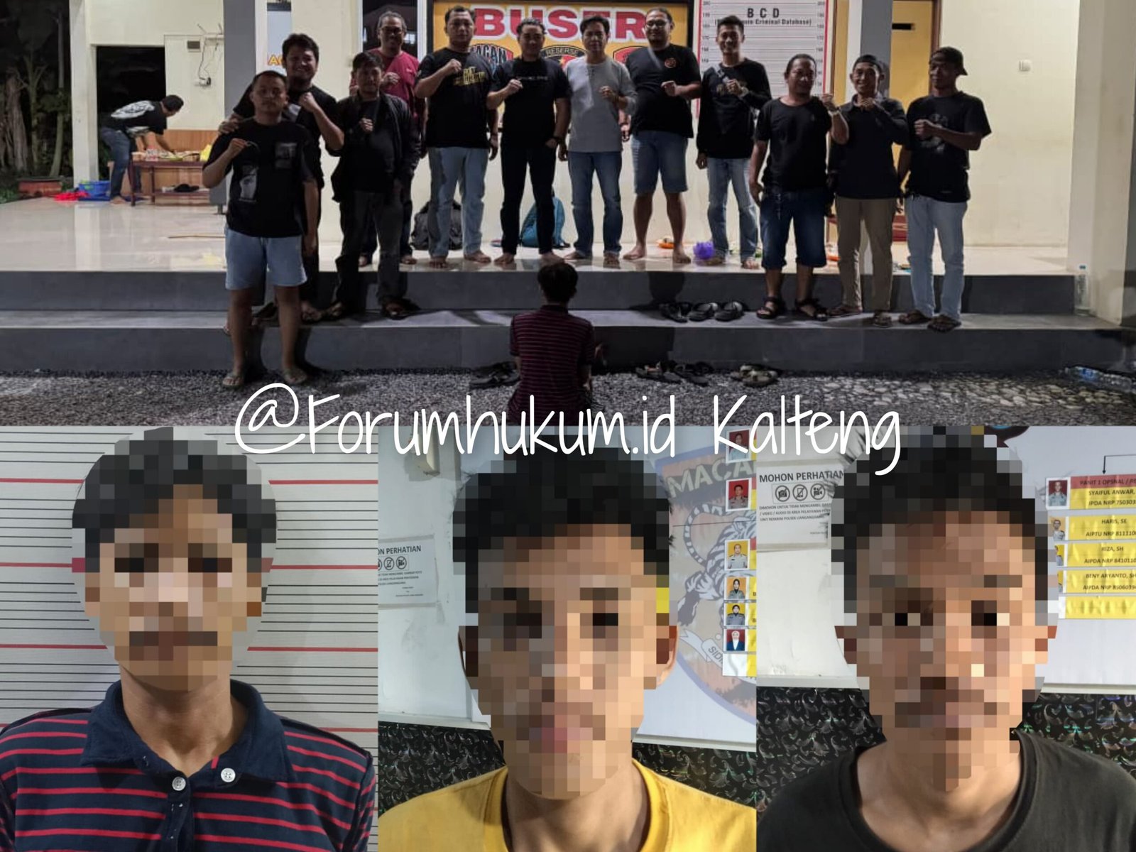 Resmob Polres Kapuas Tangkap Tiga Pelaku Pencurian Meteran PDAM, Kerugian Capai Rp11,25 Juta