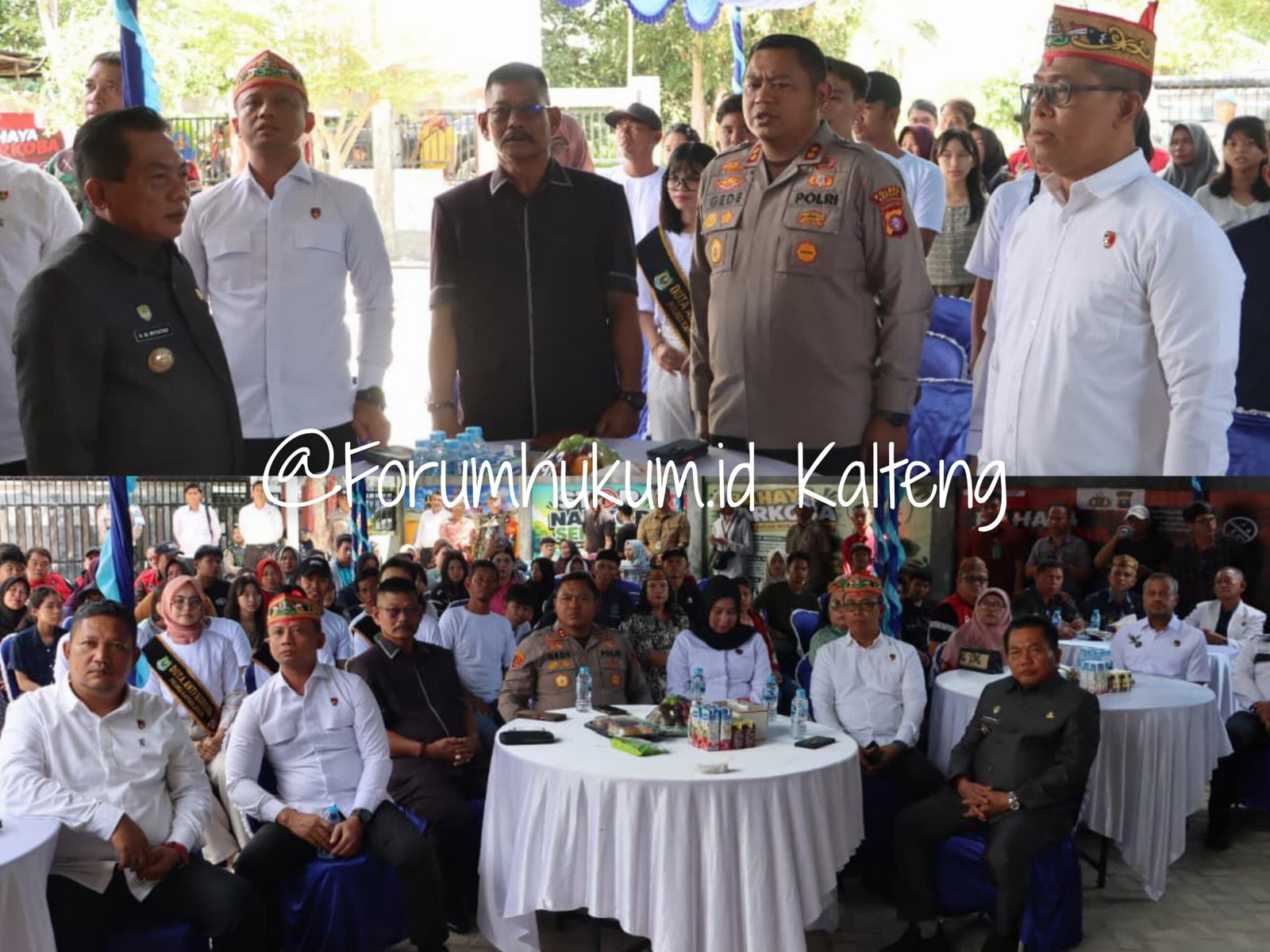 TIM Mabes Polri Lakukan Penilaian Kampung Bebas dari Narkoba di Kelurahan Selat Utara, Kapuas
