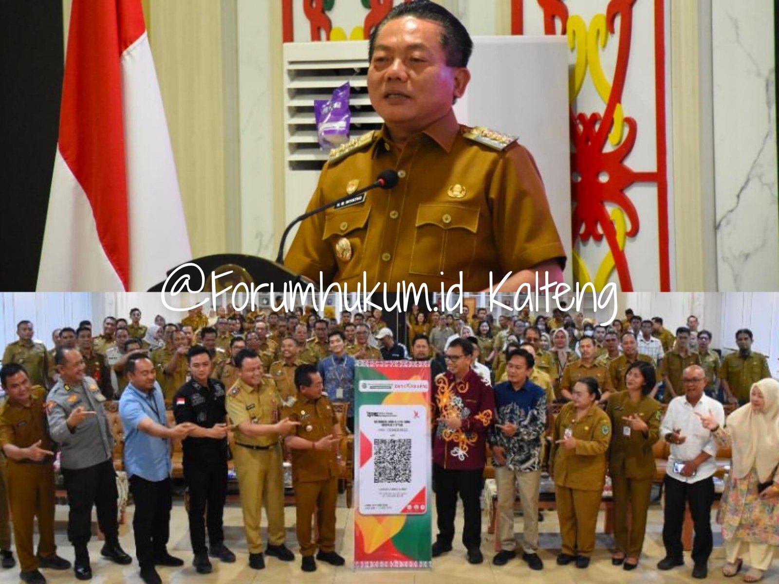 Raih Prestasi Digitalisasi Nasional Bupati Luncurkan Aplikasi Hapakat E – Retribusi