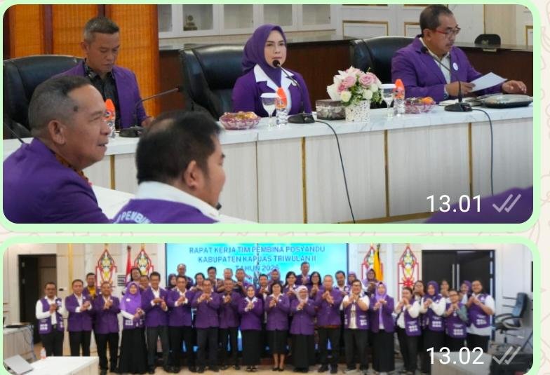 TP Posyandu Kabupaten Kapuas Gelar Rapat Kerja Triwulan II Tahun 2026