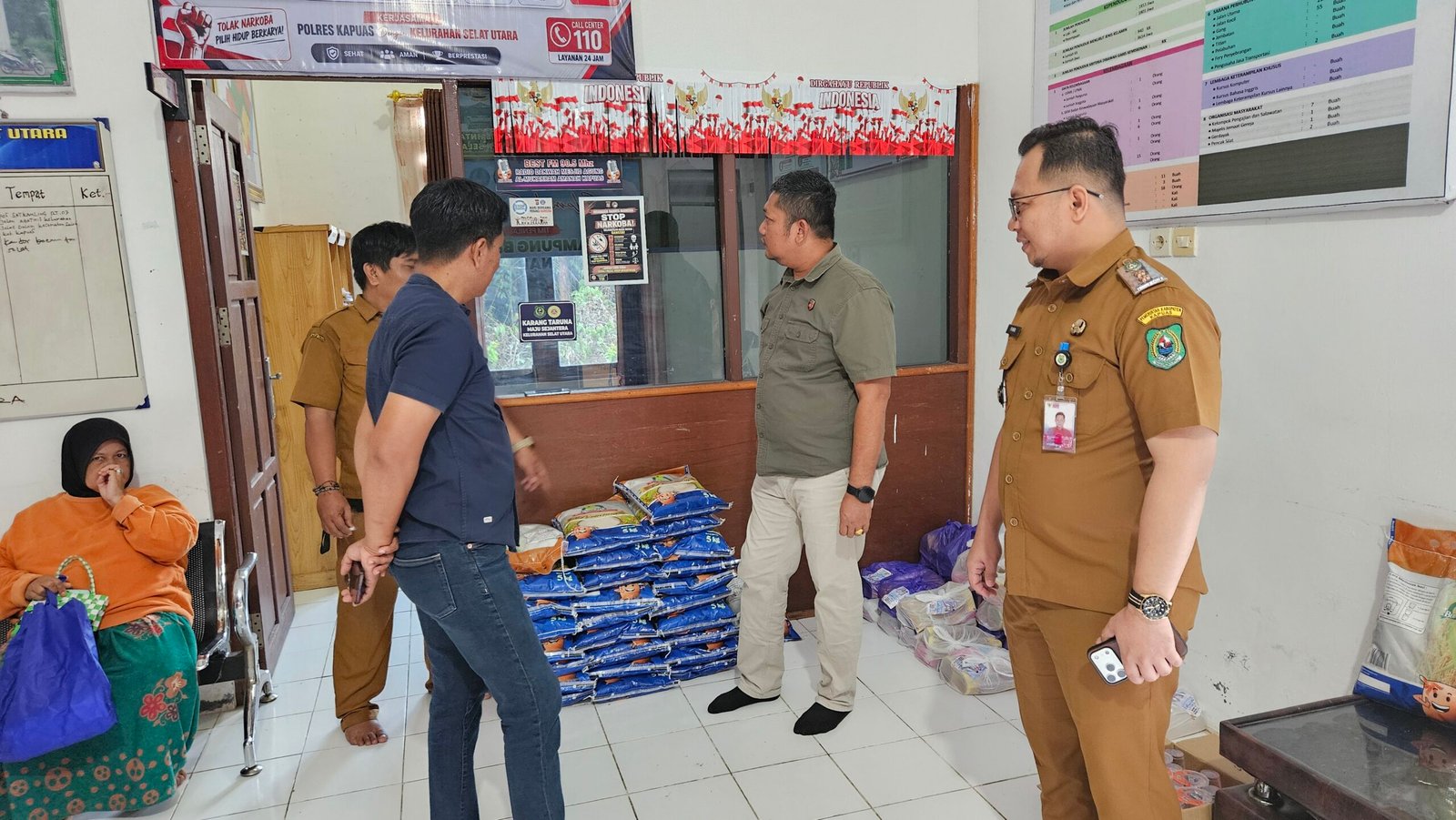 Satresnarkoba Polres Kapuas Cek Kesiapan Posko Kampung Bebas dari Narkoba, Perkuat Sinergi Cegah Penyalahgunaan Narkoba