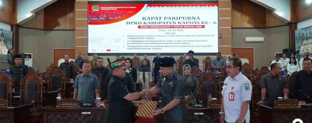 Wakil Ketua I DPRD Kapuas Pimpin Rapat Paripurna Ke-6 Masa Persidangan II Tahun Sidang 2026