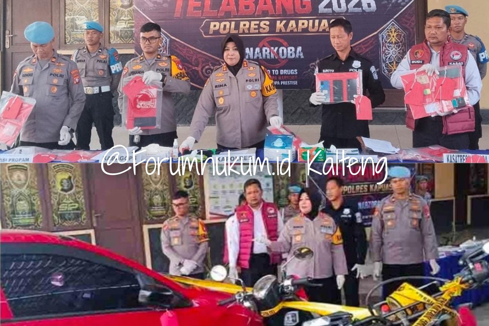 Polres Kapuas Ungkap Tujuh Kasus Peredaran Sabu dalam Operasi Antik, Lima Tersangka Diamankan