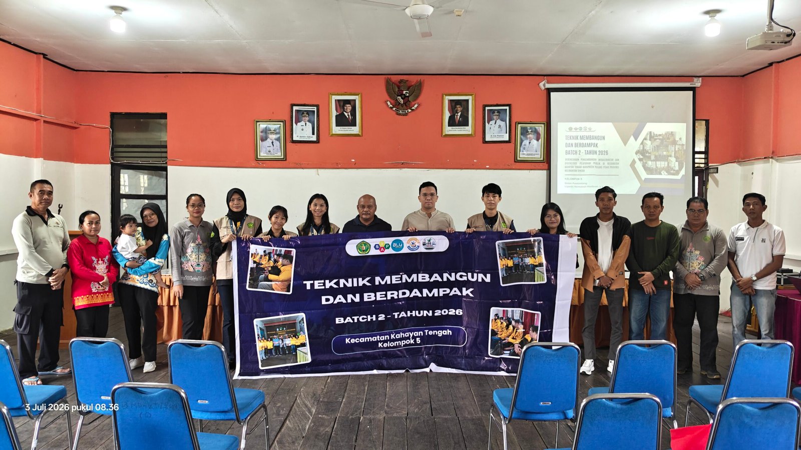 Presentasi Progress TMB Batch 2 Kelompok 5 Fakultas Teknik Universitas Palangka Raya: Pengembangan Website Kecamatan Kahayan Tengah Fokus pada Akurasi Data dan Pelayanan Digital