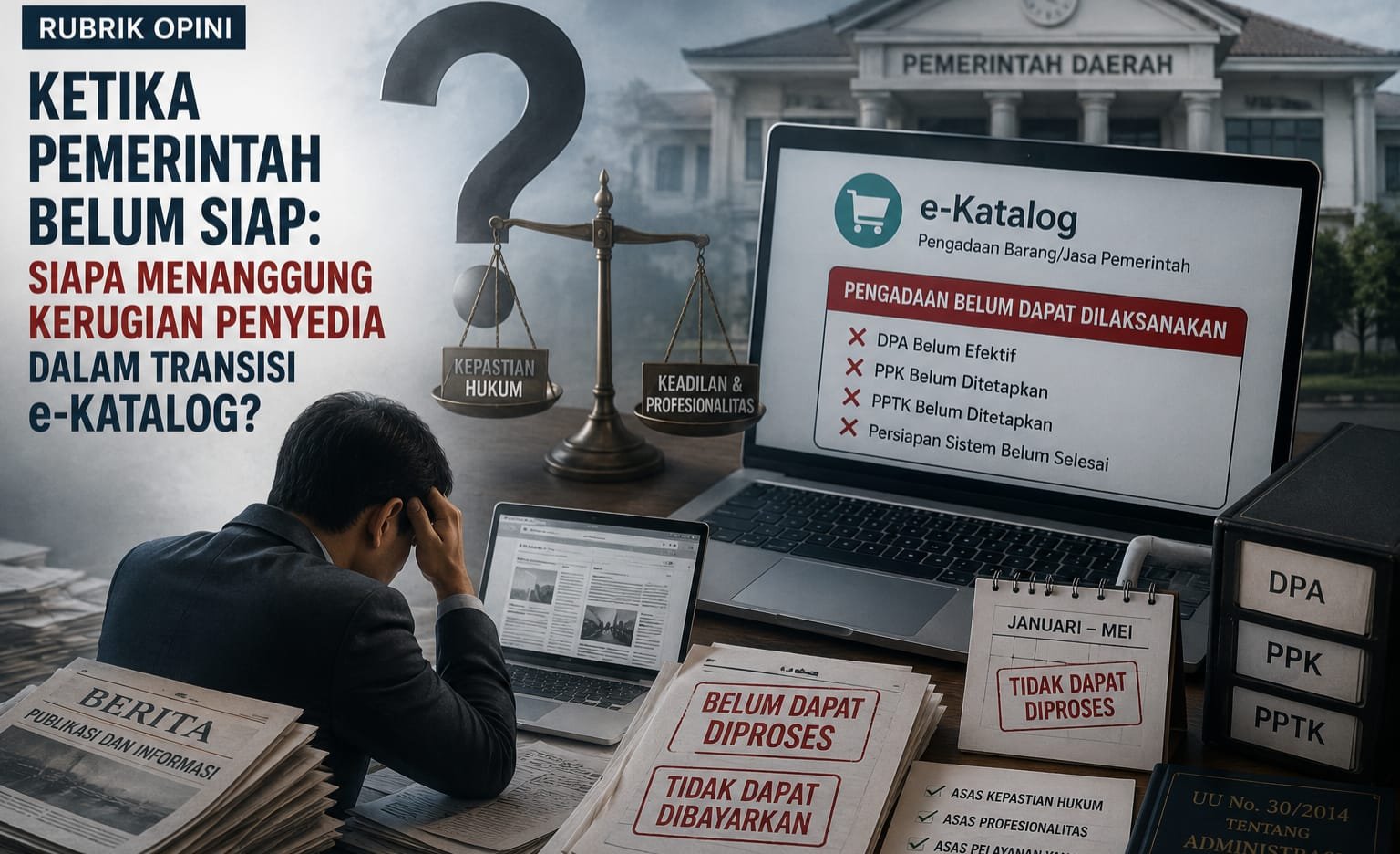 Profesionalitas Pemerintah dalam Transisi e-Katalog: Ketika Kesiapan Administrasi Dipertanyakan! 