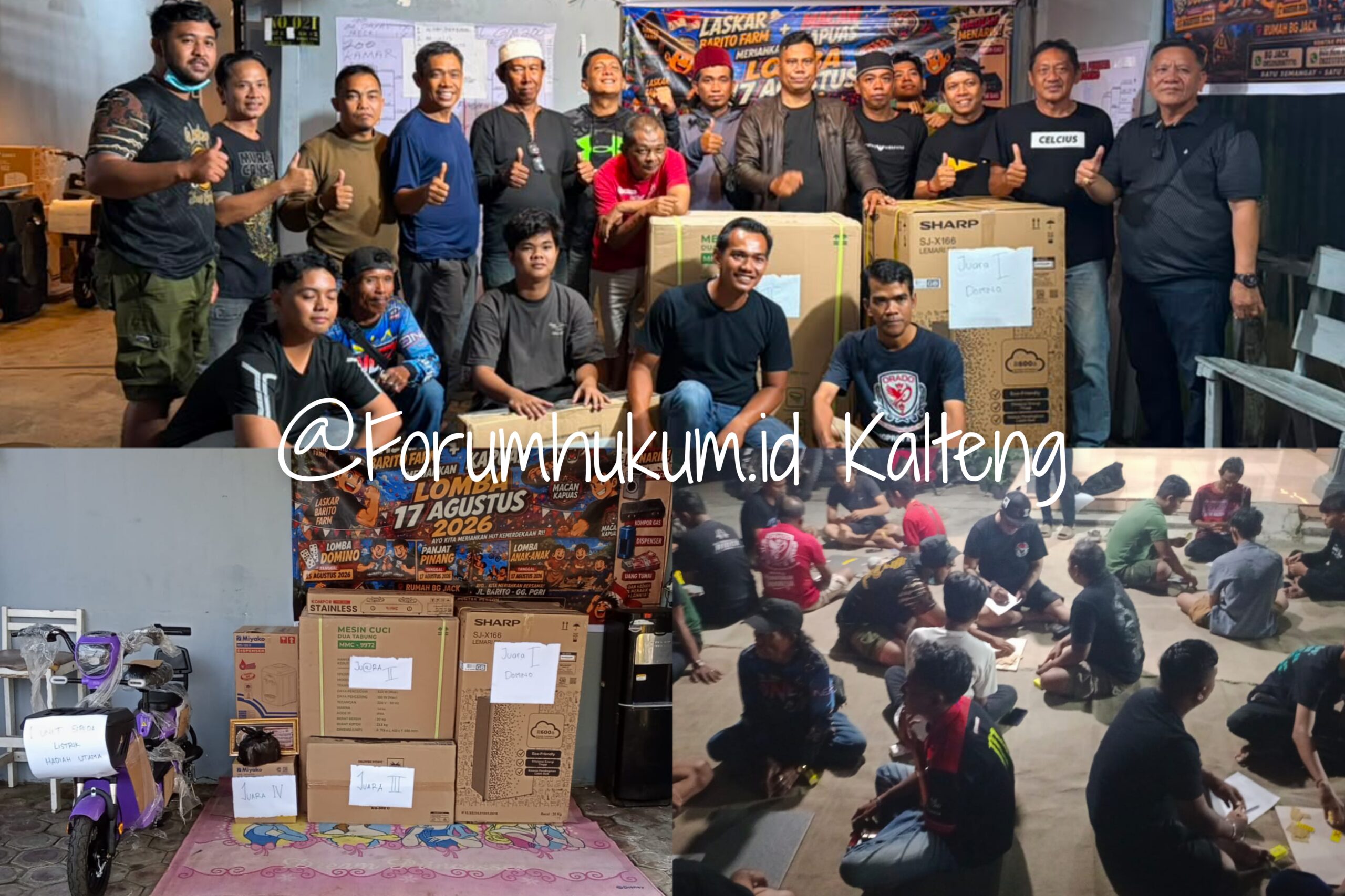 Semarak HUT RI ke-81, Laskar Barito Farm dan ARJ 18 Gelar Lomba Rakyat Berhadiah Menarik
