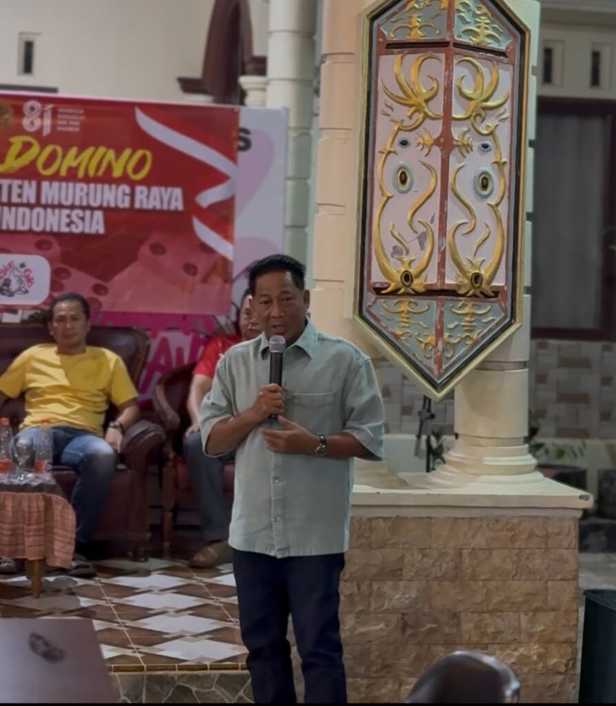 Bupati Heriyus Tegaskan Dukungan Pembinaan Atlet Domino Lokal Murung Raya