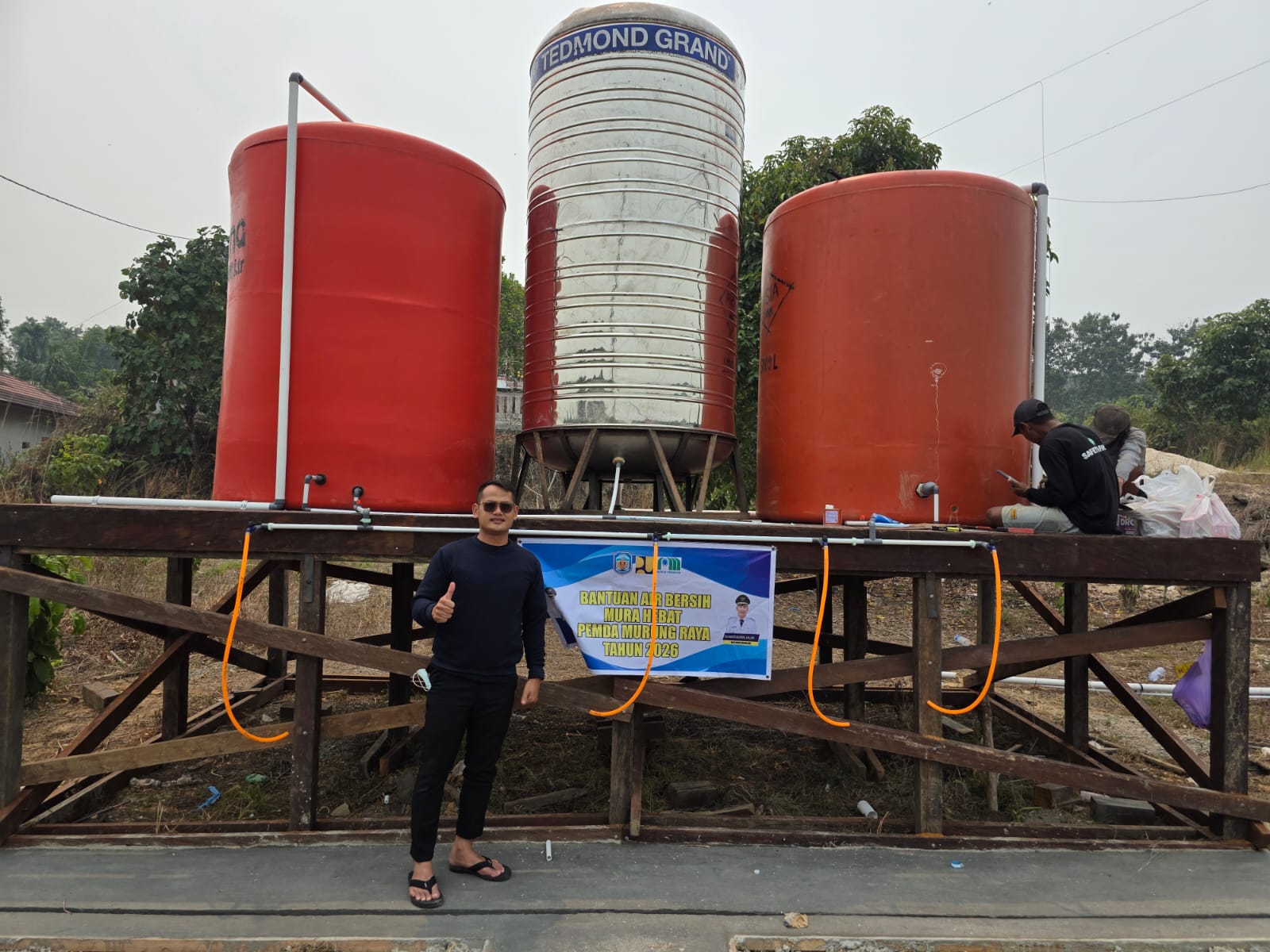 Pemkab Murung Raya Dirikan Dua Posko Air Bersih untuk Warga Terdampak Kekeringan
