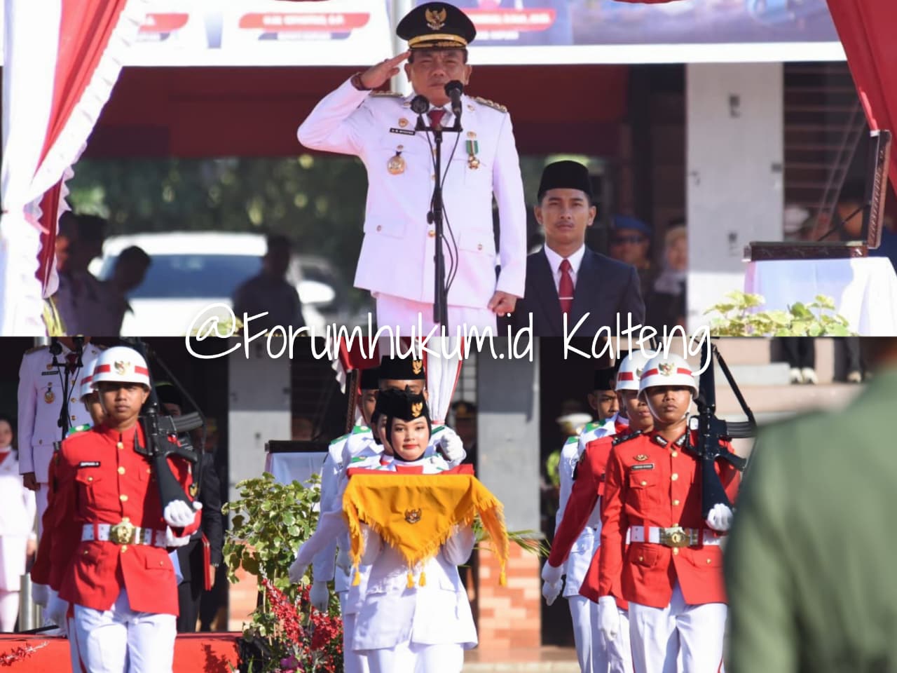 HUT ke-81 RI di Stadion Panunjung Tarung Berlangsung Khidmat, Semangat Persatuan Digaungkan