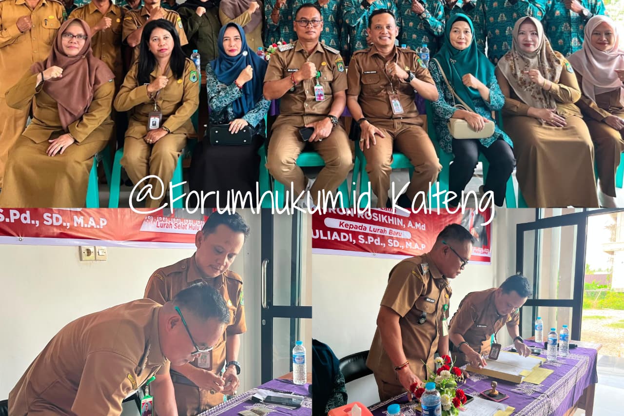 Sertijab Lurah Selat Hulu, Momentum Menuju Harapan yang Lebih Baik, Adil dan Merata bagi Masyarakat