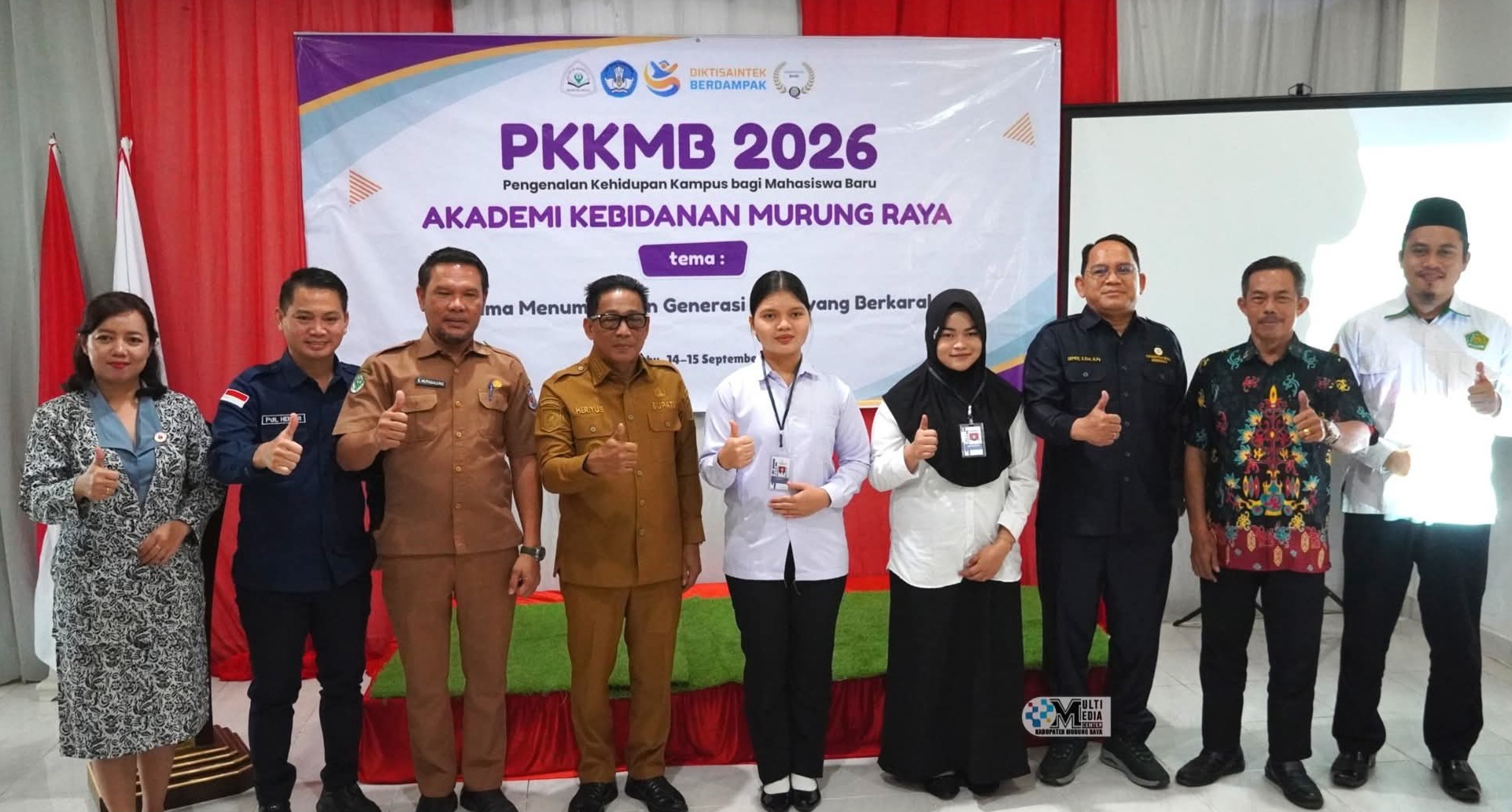 Bupati Heriyus Dorong Mahasiswa Akbid Mura Jadi Generasi Emas Berkarakter
