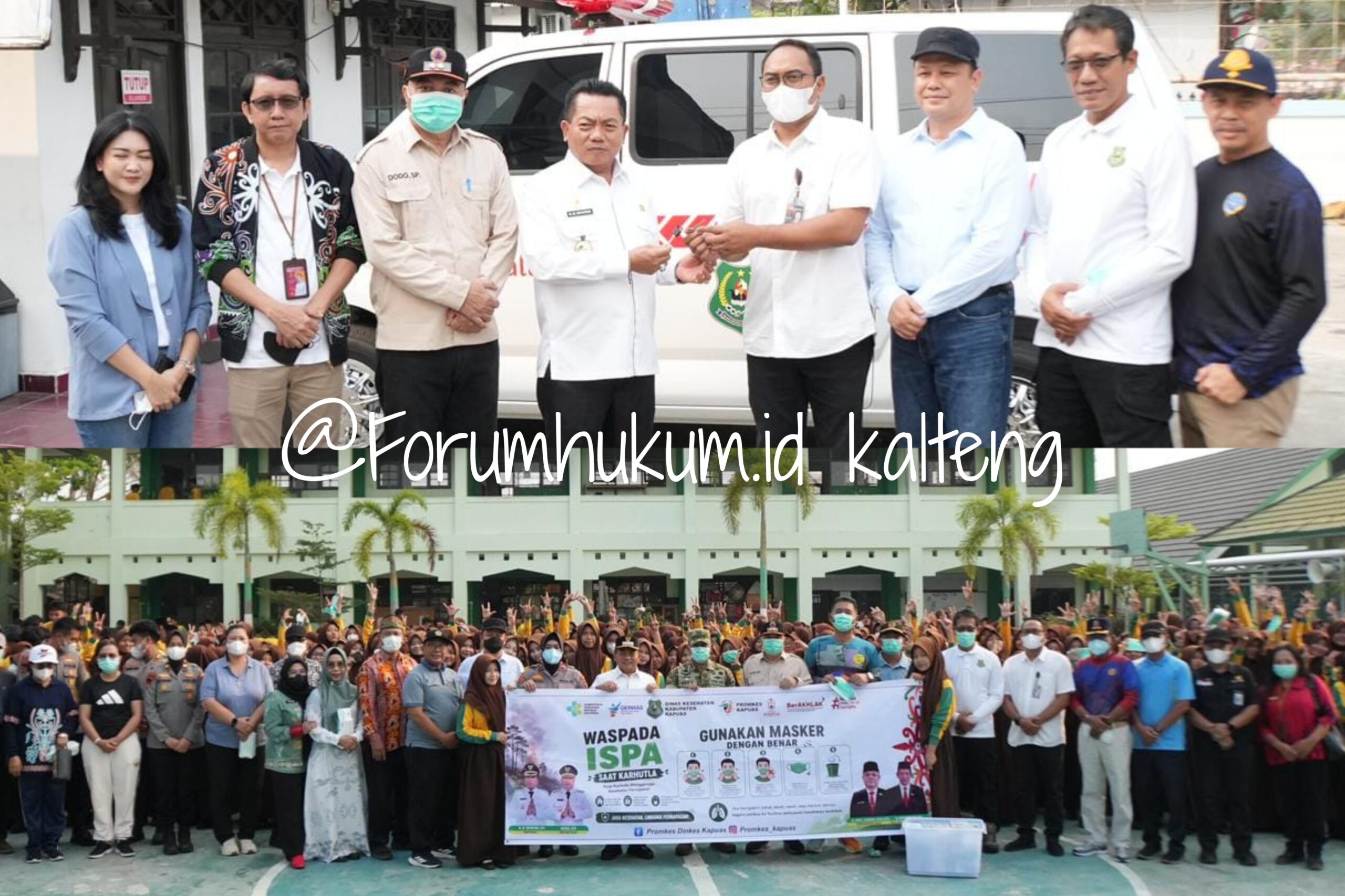 Kabut Asap Mulai Mengancam Kuala Kapuas, Bupati Turun Bagikan Masker: Sekadar Seremonial atau Sinyal Bahaya?