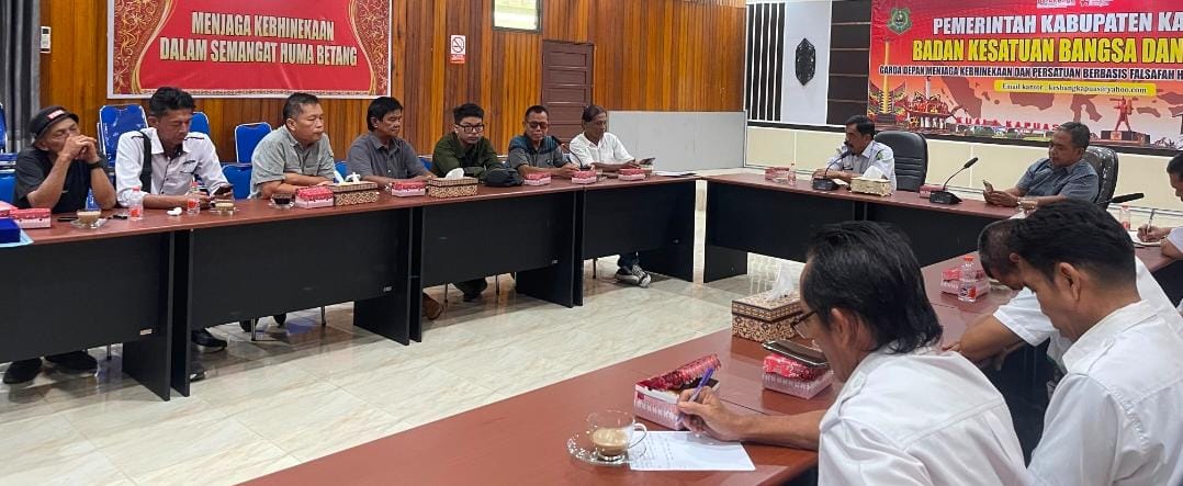 PWI Kapuas dan Kesbangpol Bahas Peluang Kolaborasi Program