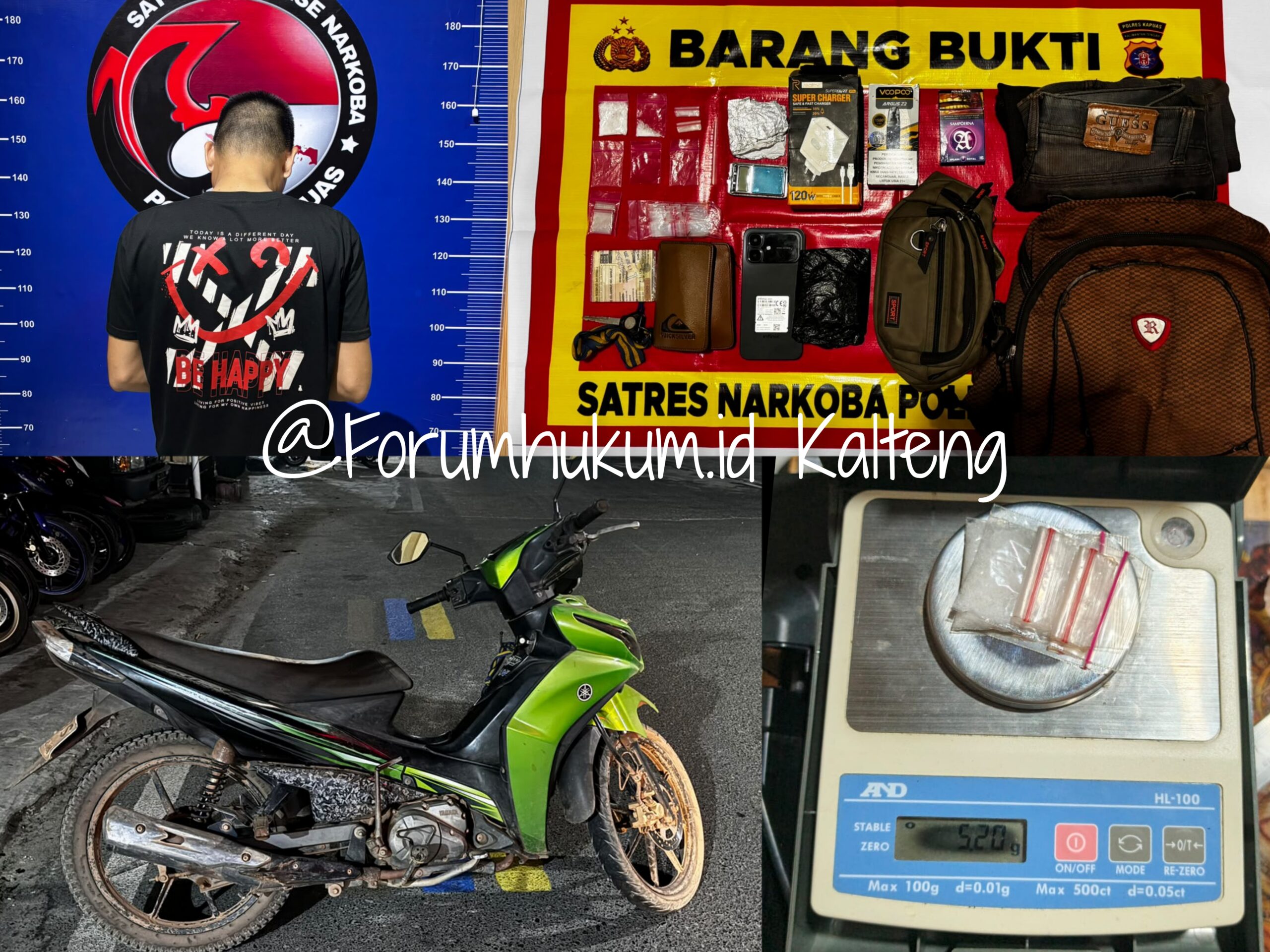 Diduga Edarkan Sabu di Kebun Sawit, Pria Diamankan Polisi Bawa 4 Paket Sabu dan Sejumlah Peralatan