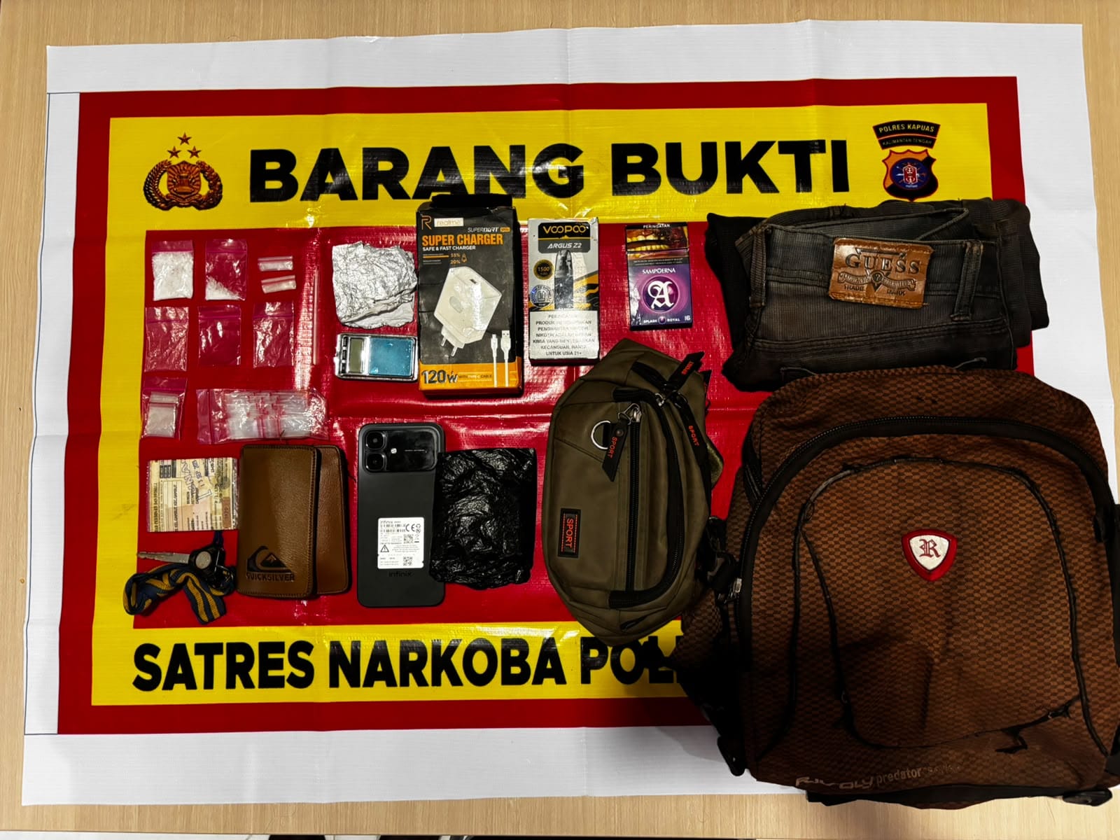 Diduga Edarkan Sabu, Pria Diamankan Polisi di Palingkau Baru, 17 Paket Sabu Disita
