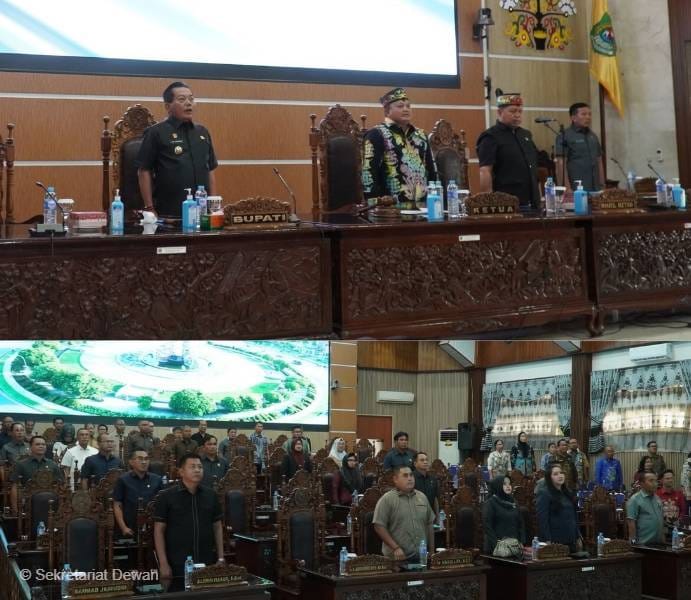 Ketua DPRD Ardiansah,S.Hut., M. M Pimpin Rapat Ke – 2