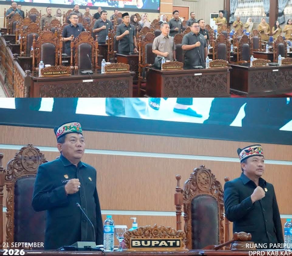 Rapat Paripurna Ke – 8 Raperda Perubahan APBD Tahun Anggaran 2026