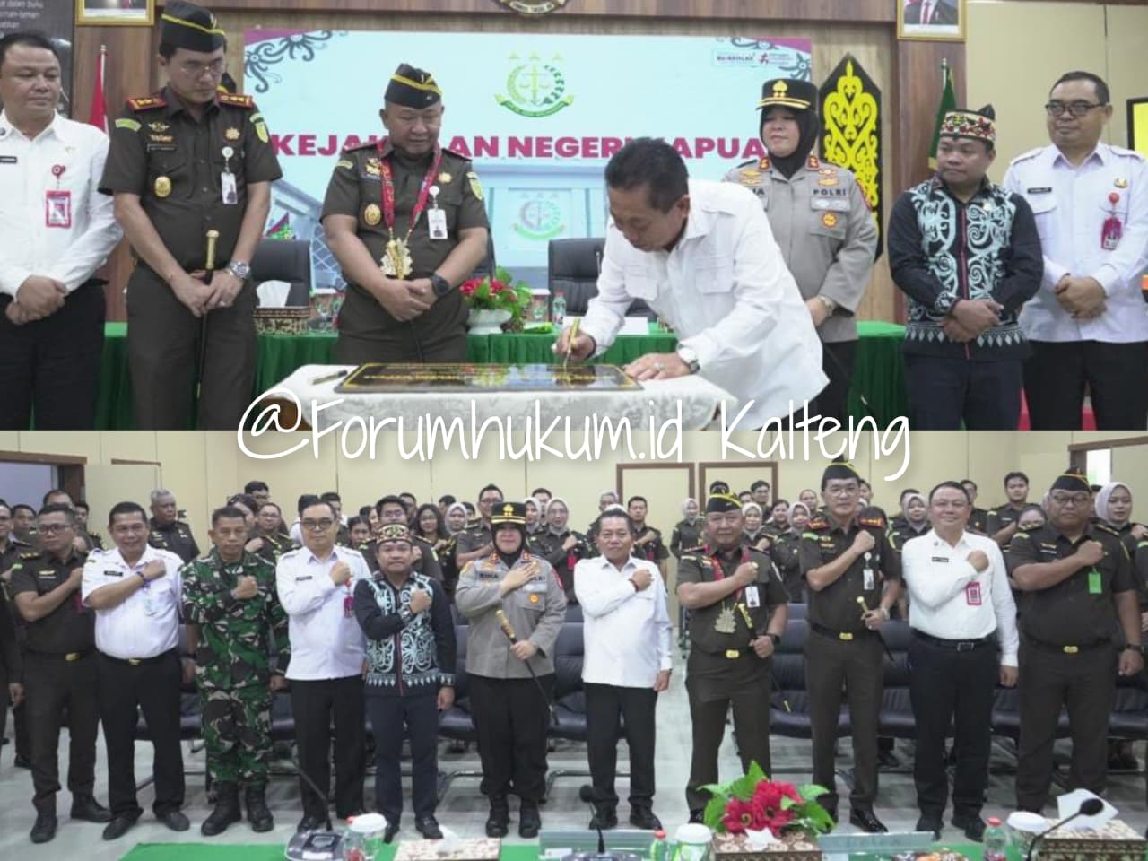 Kajati Kalteng Kunjungi Kejari Kuala Kapuas, Rumah Dinas Baru Diresmikan