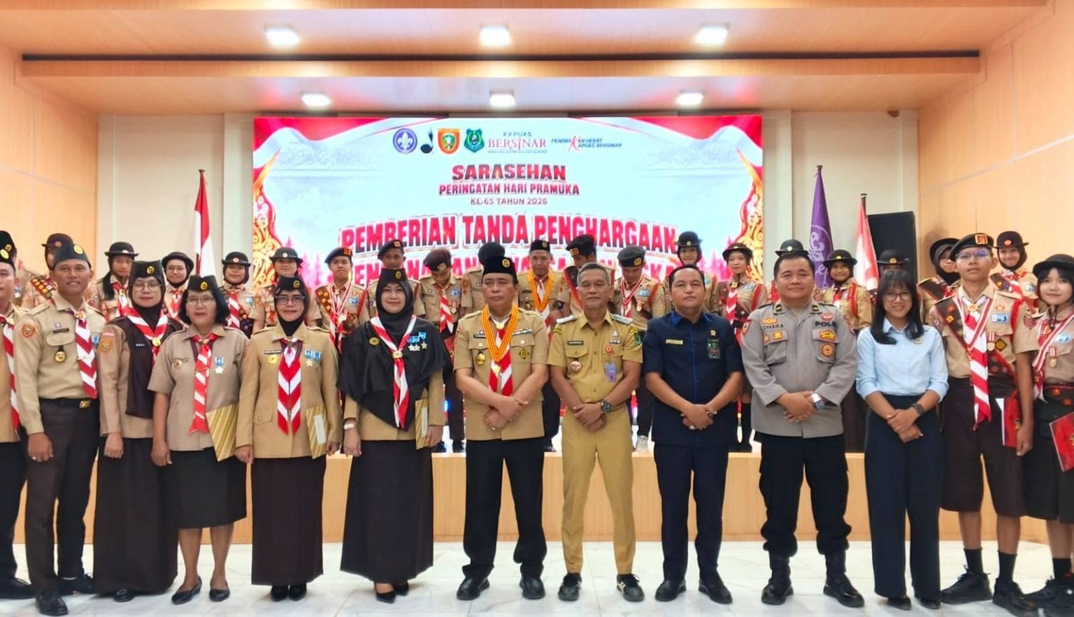 Kabut Asap Tak Surutkan Semangat Pramuka Kapuas, Hari Pramuka ke-65 Diwarnai Penghargaan dan Sarasehan