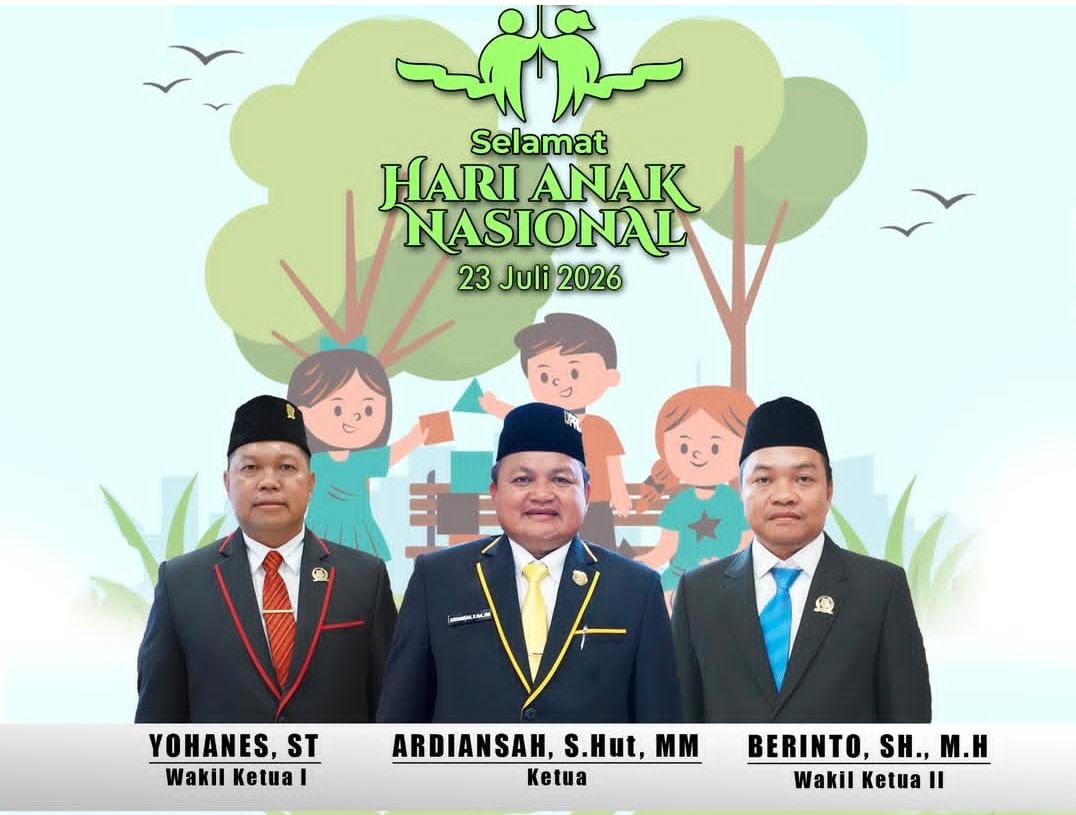 DPRD Kapuas Ucapkan Selamat Hari Anak Nasional
