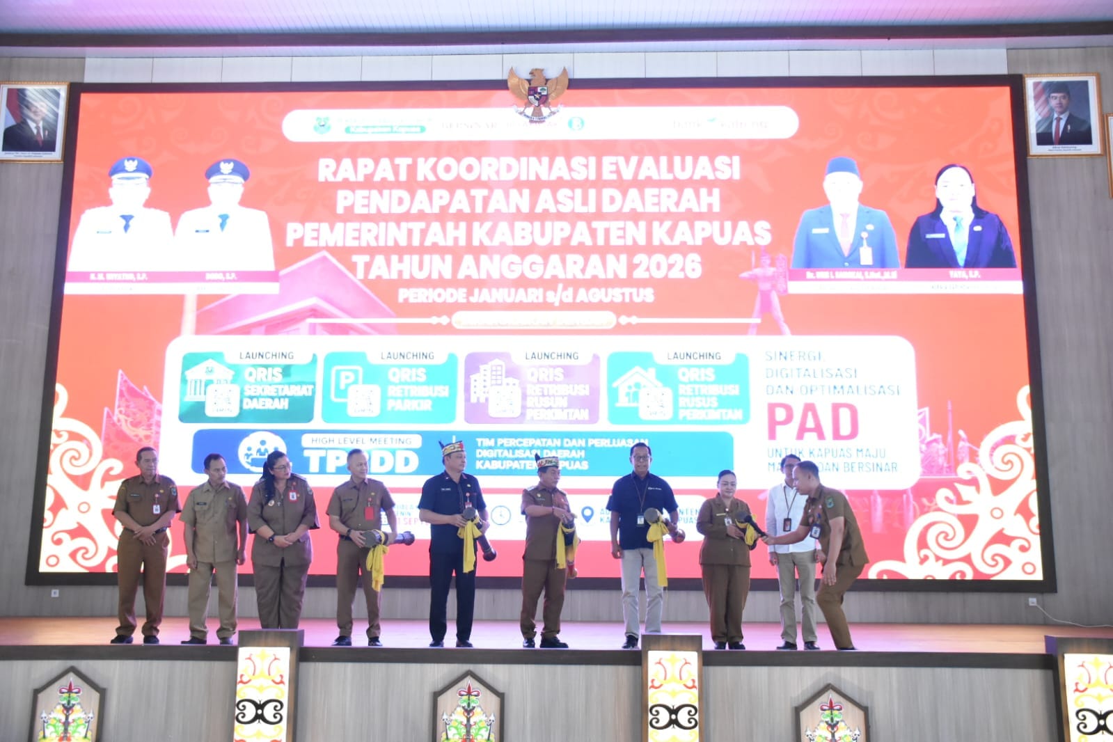 PAD Kapuas Baru Tembus 50 Persen, Pemkab Gas Digitalisasi Retribusi Lewat QRIS