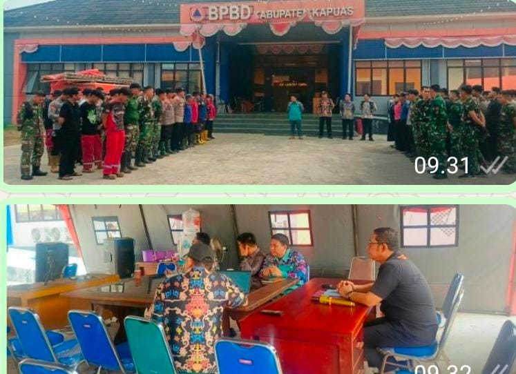 Apel Pergantian Regu Jaga Karhutla BPBD Kapuas Rutin Dilaksanakan, Pastikan Penanganan Berjalan Optimal