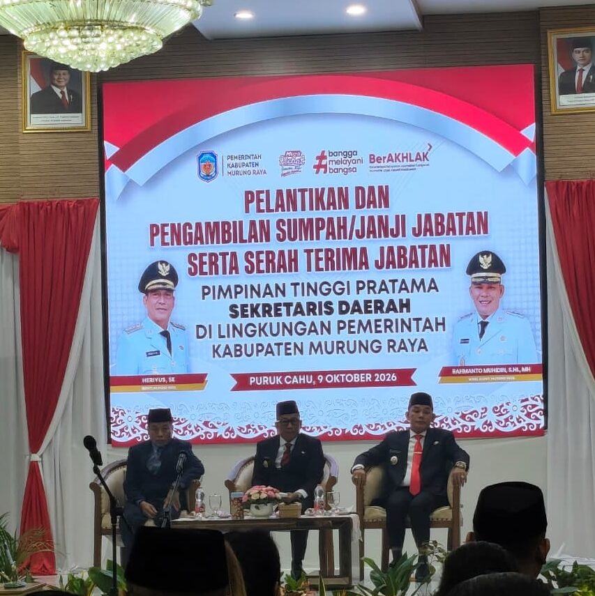 Ketua DPRD Murung Raya Apresiasi Proses Seleksi hingga Pelantikan Sekda Definitif